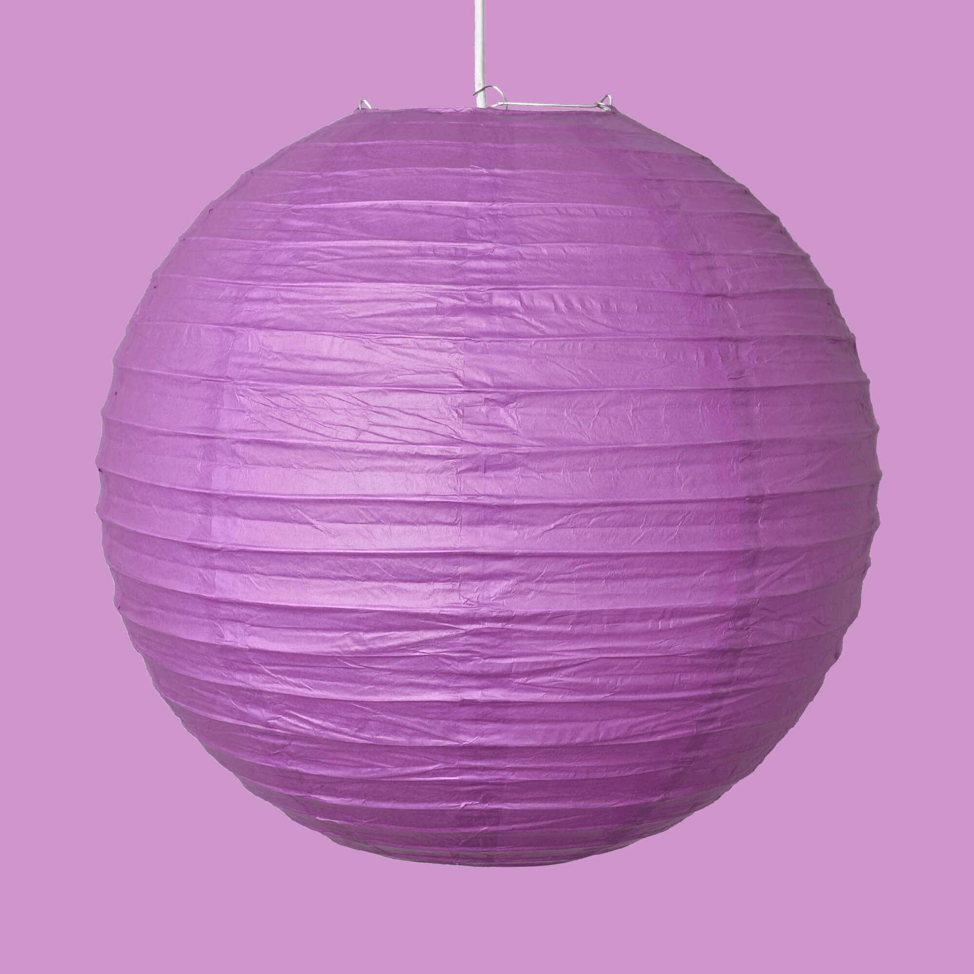 Violet paper lantern, Round Paper lanterns